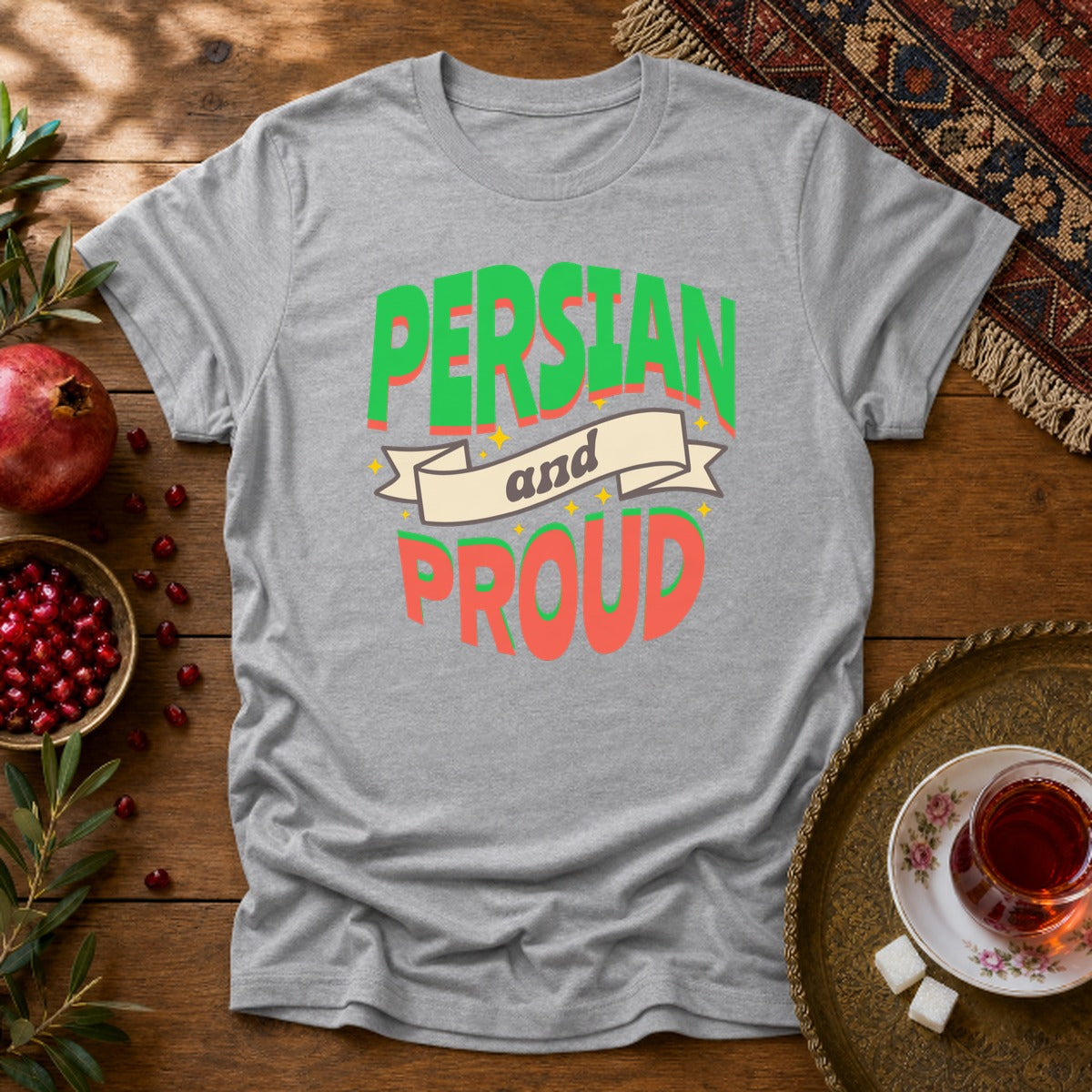 Persian & Proud Unisex T-Shirt - Sport Grey