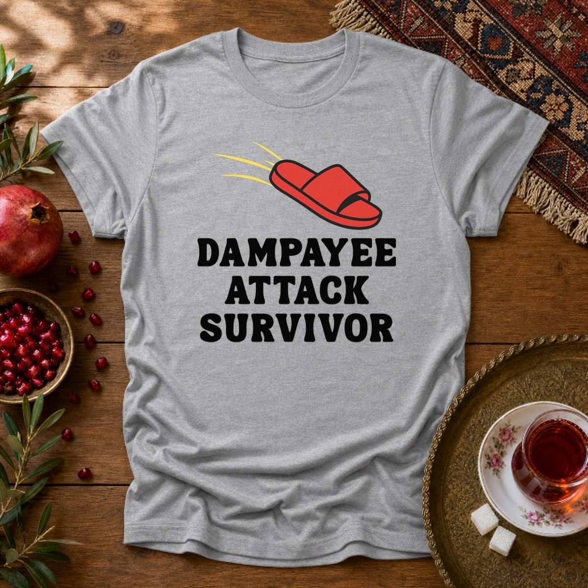 Dampayee Attack Survivor Unisex T-Shirt - Sport Grey