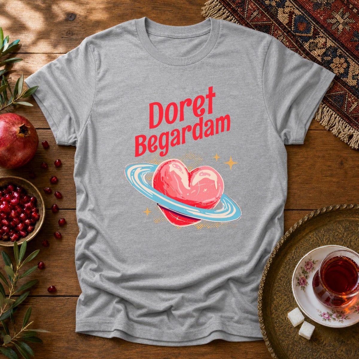 Doret Begardam Unisex T-Shirt - Sport Grey