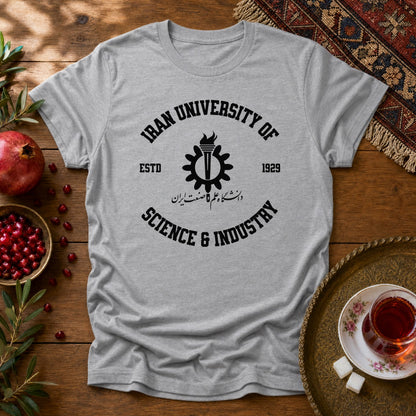 Iran University of Science and Technology Unisex T-Shirt - Sport Grey