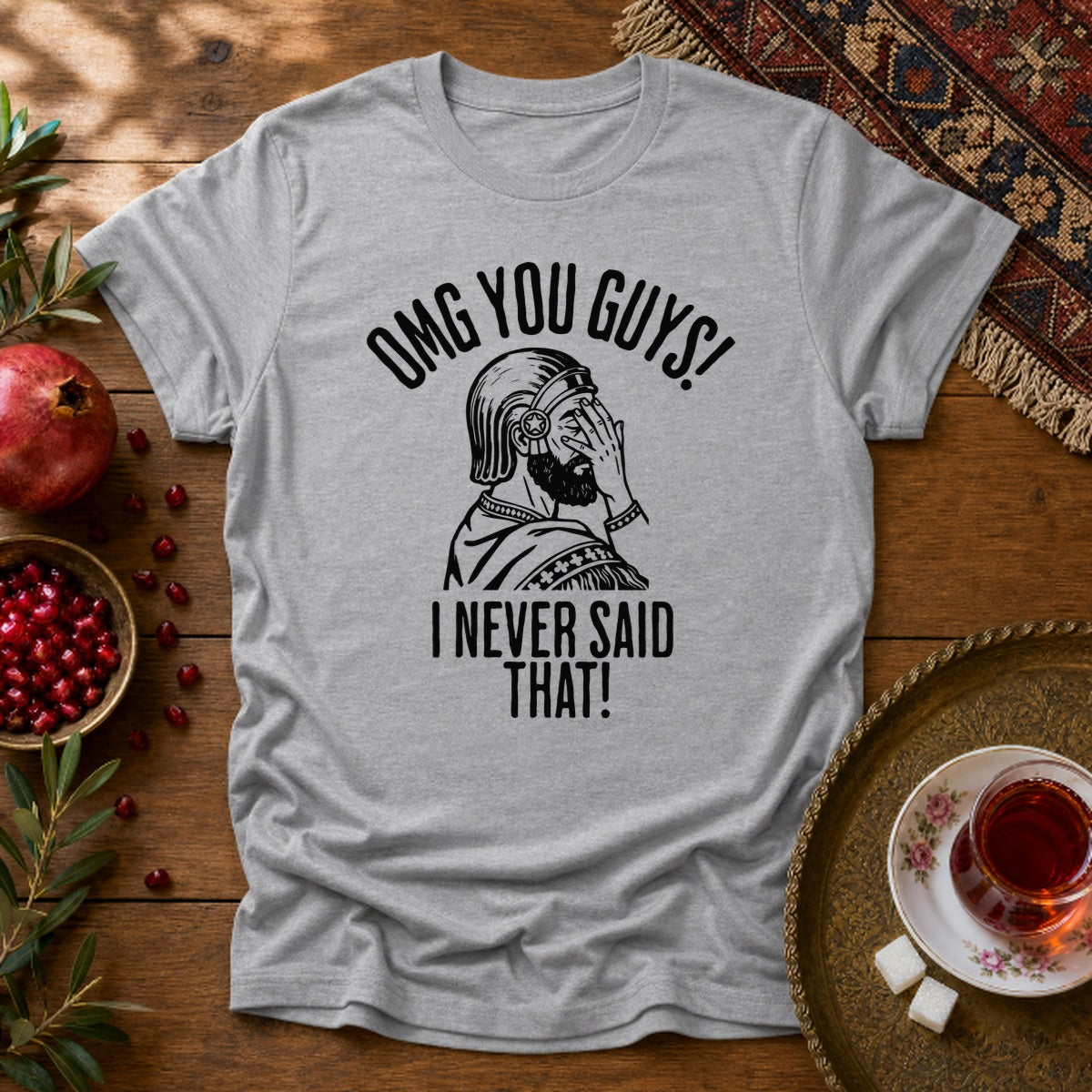 I Never Said That - Cyrus the Great Unisex T-Shirt - Sport Grey