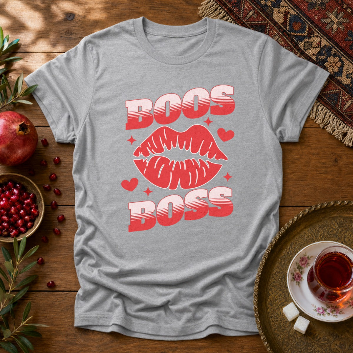 Boos Boss Unisex T-Shirt - Sport Grey