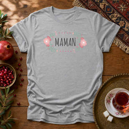 Floral Maman Unisex T-Shirt - Sport Grey