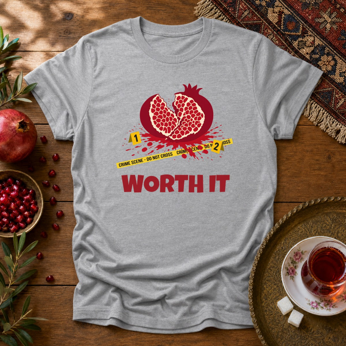 Worth It Unisex T-Shirt - Sport Grey