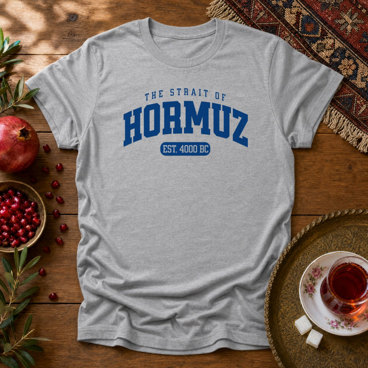 Strait of Hormuz Est. 4000 BC Unisex T-Shirt - Sport Grey