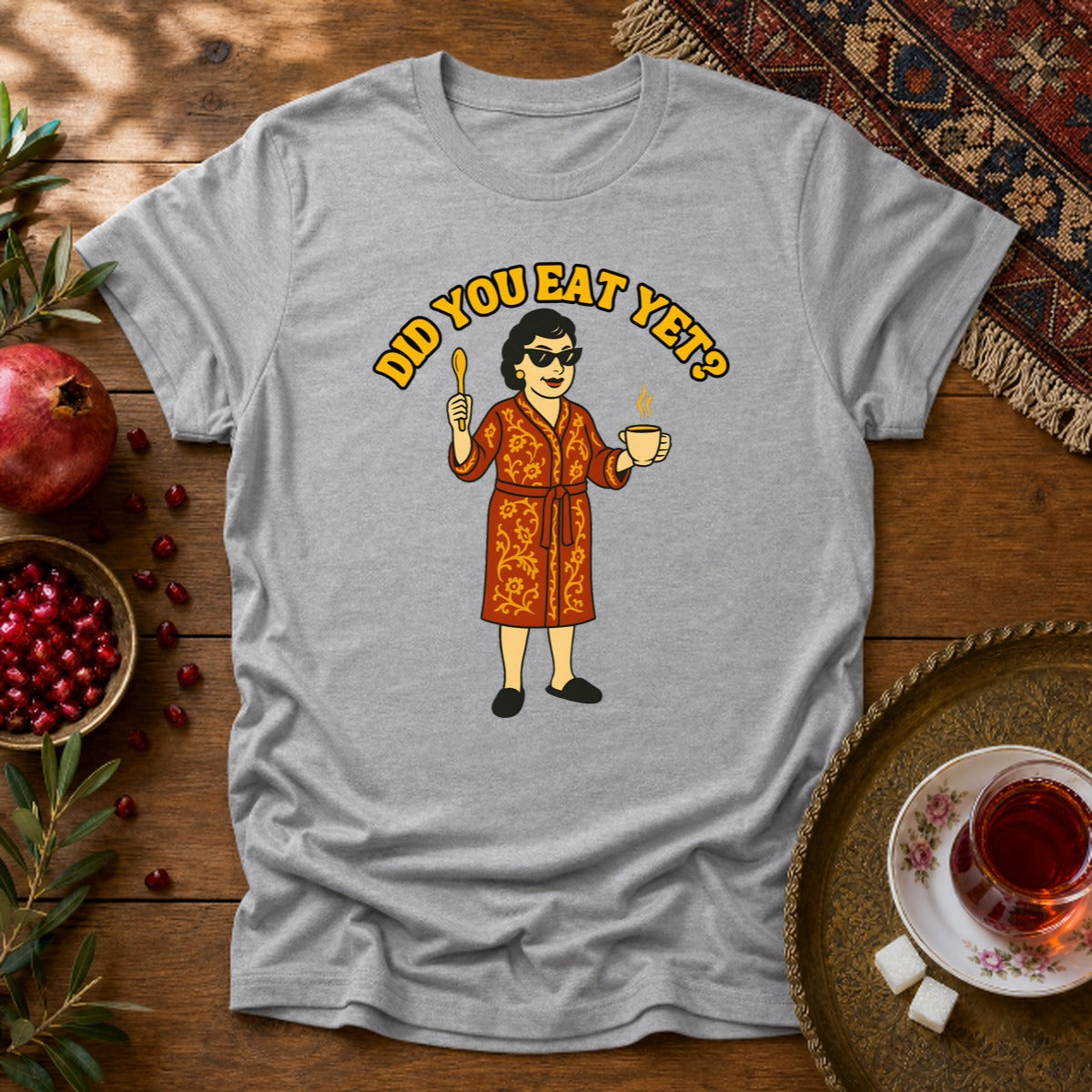 Did you eat yet? 2 Unisex T-Shirt - Sport Grey