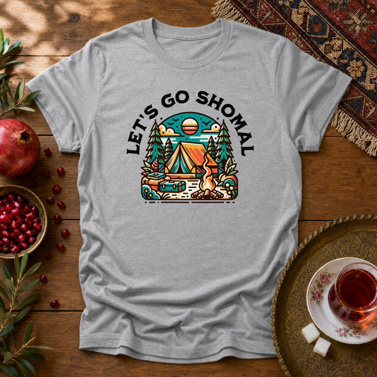 Let's Go Shomal Unisex T-Shirt - Sport Grey