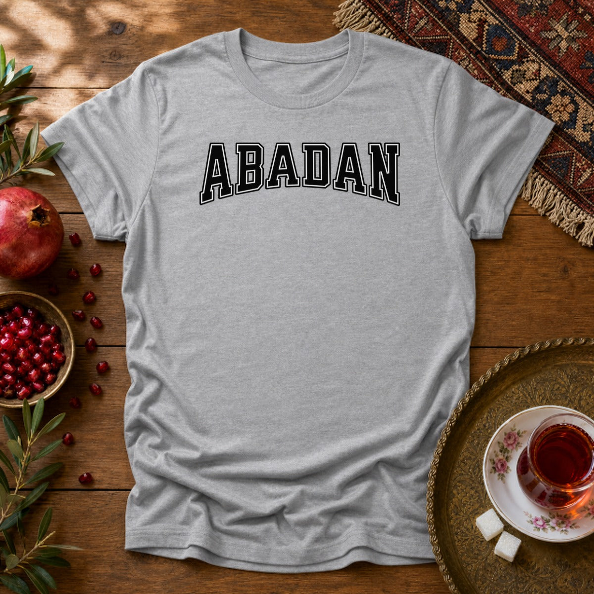 Abadan Unisex T-Shirt - Sport Grey