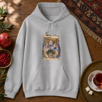 Court of Keyumars - Shahnameh Hoodie - Sport Grey
