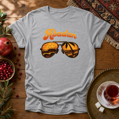 Abadan Sunglasses Unisex T-Shirt - Sport Grey