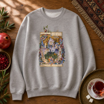 Court of Keyumars - Shahnameh Sweatshirt - Sport Grey