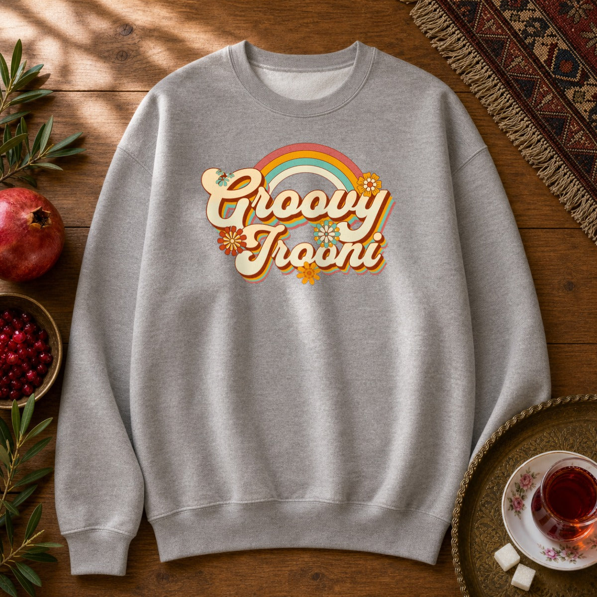 Groovy Irooni Sweatshirt - Sport Grey