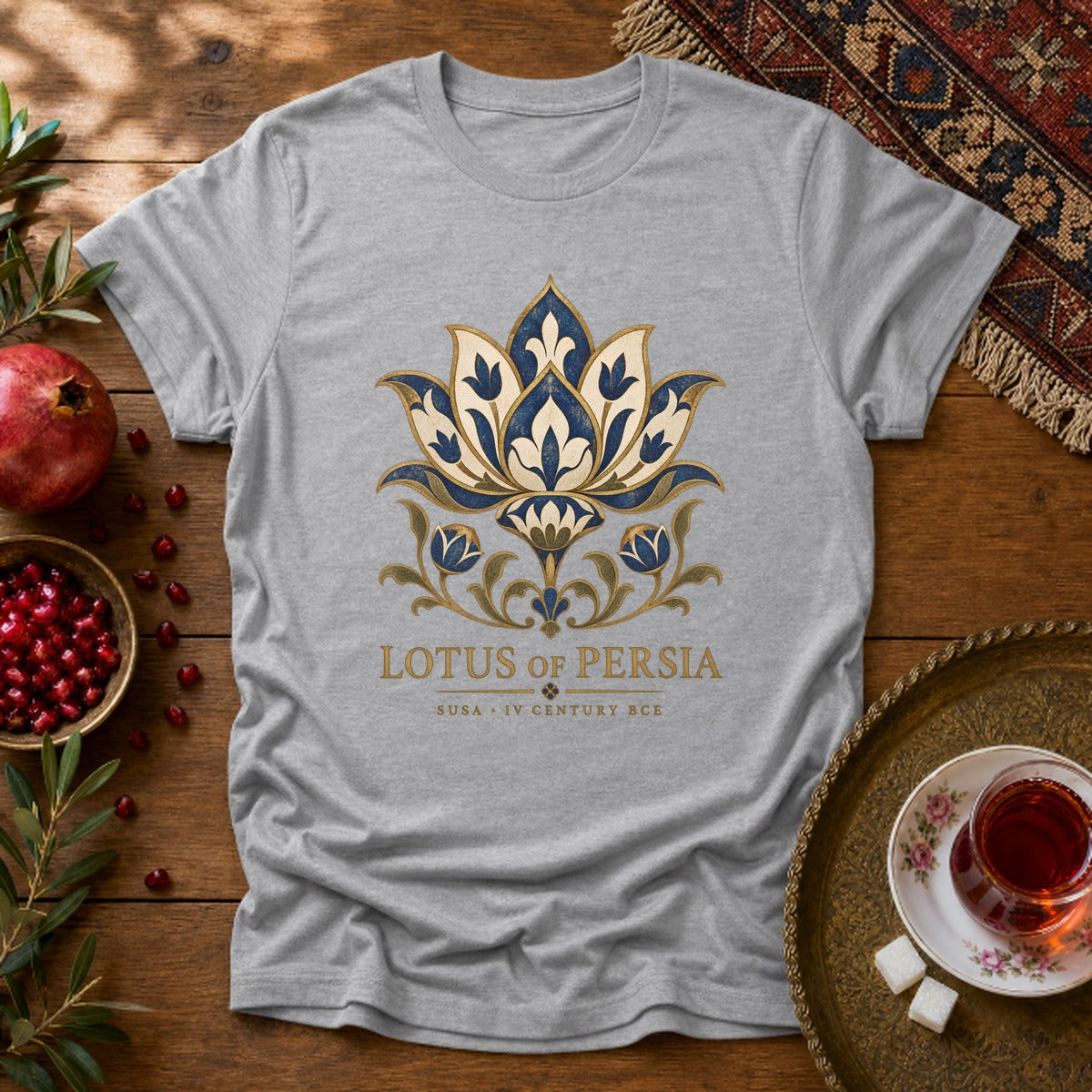 Lotus of Persia Unisex T-Shirt - Sport Grey
