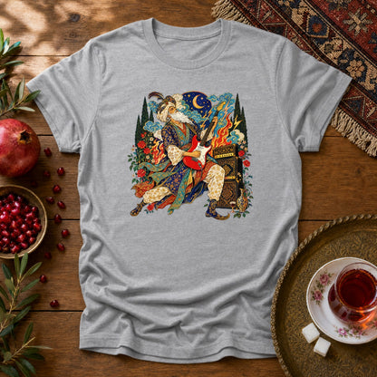 Khayyam on Guitar Unisex T-Shirt - Sport Grey