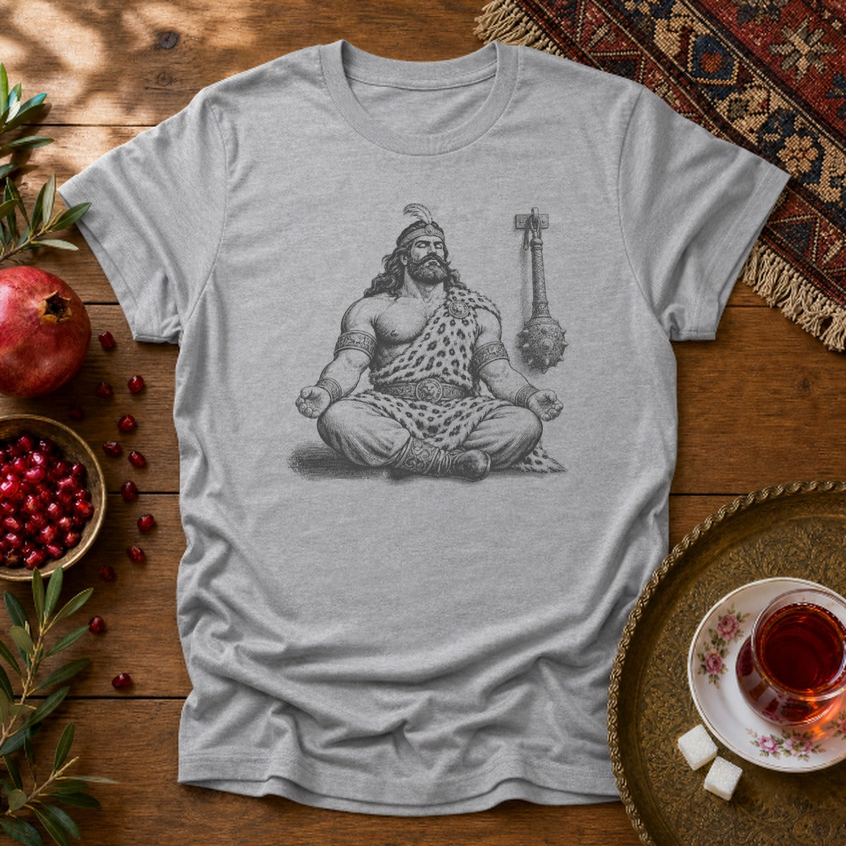 Meditating Rostam Unisex T-Shirt - Sport Grey