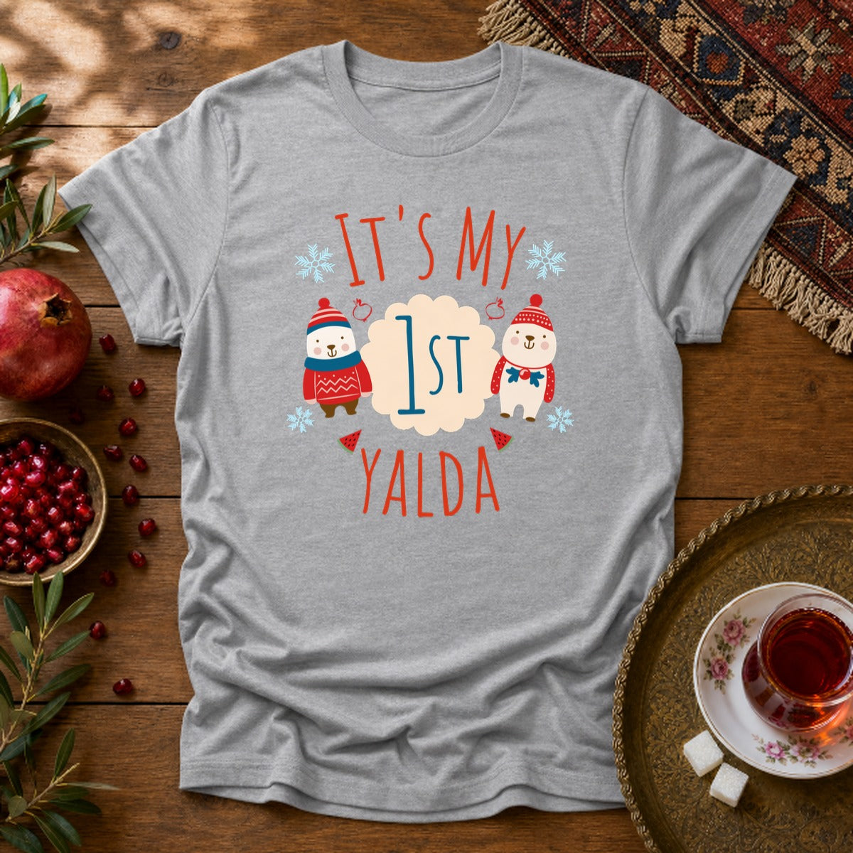 My First Yalda Unisex T-Shirt - Sport Grey