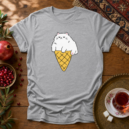 Persian Ice Cream Cone Unisex T-Shirt - Sport Grey