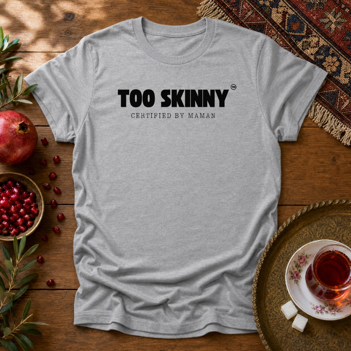 Too Skinny Unisex T-Shirt - Sport Grey