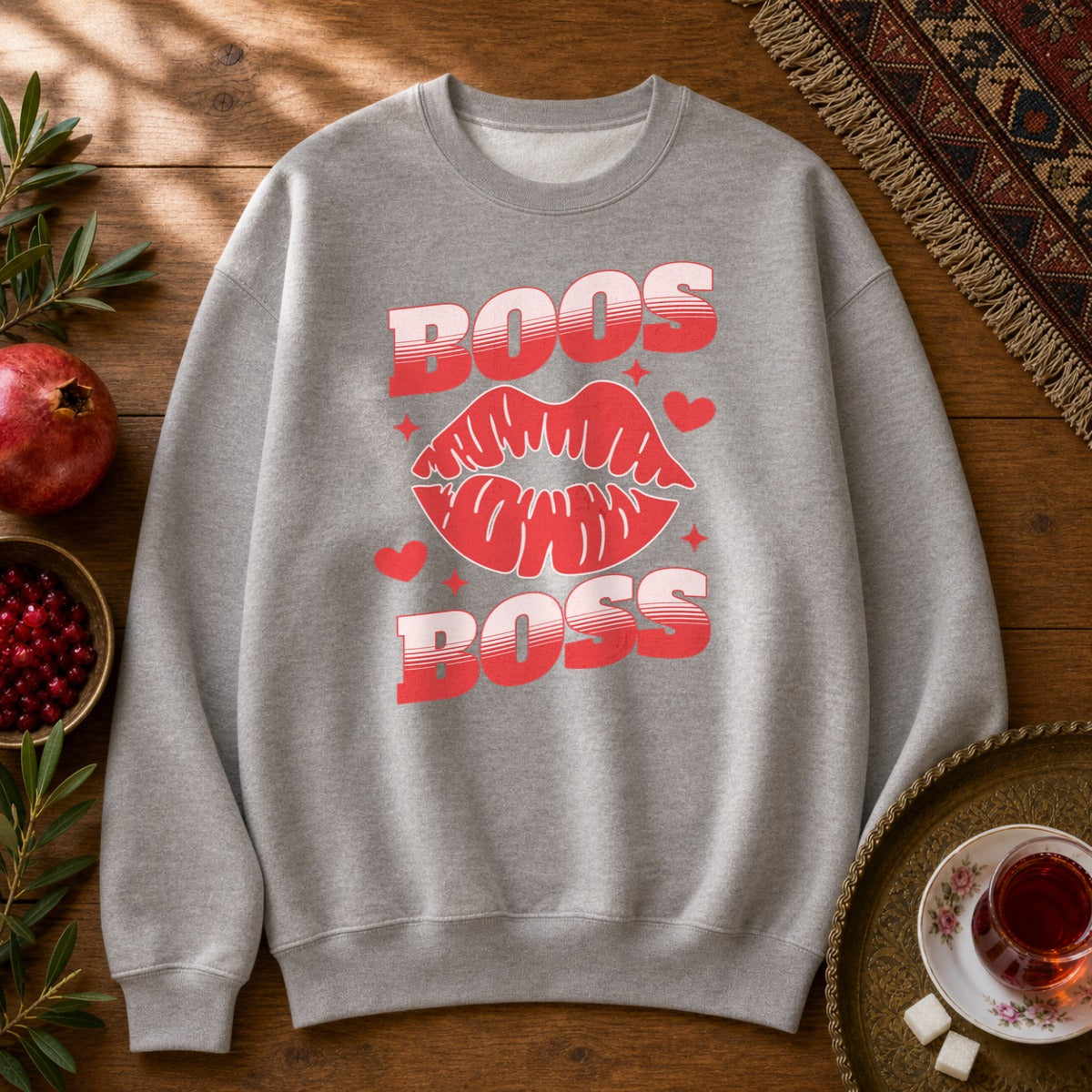 Boos Boss Sweatshirt - Sport Grey