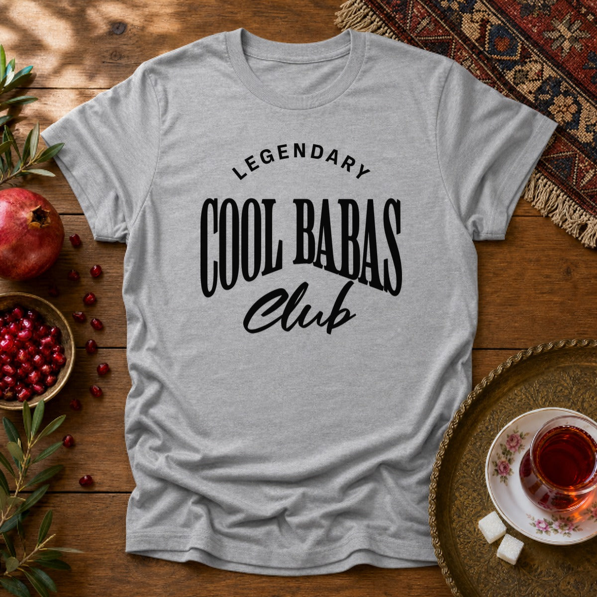 Cool Babas Club Unisex T-Shirt - Sport Grey