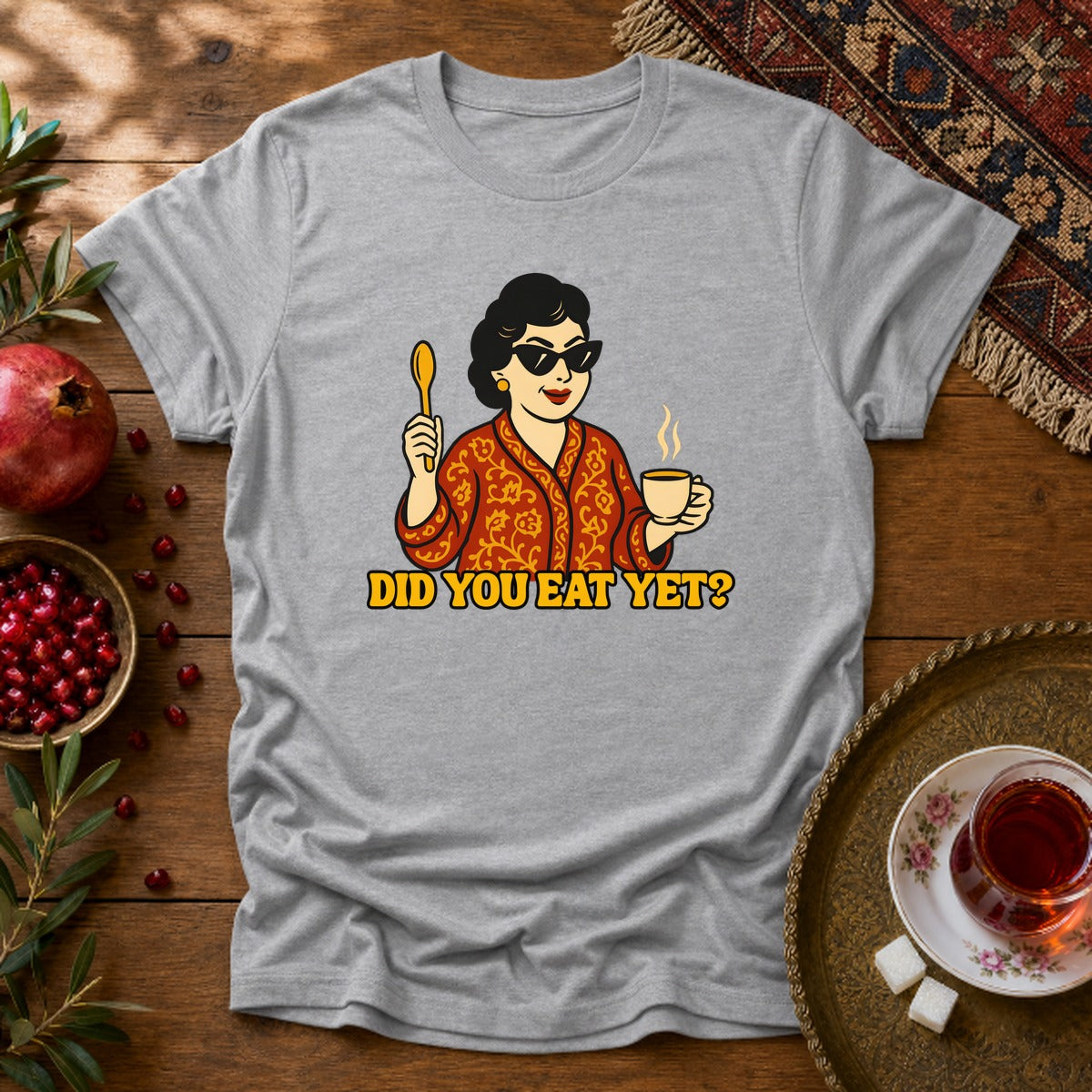 Did you eat yet? 1 Unisex T-Shirt - Sport Grey