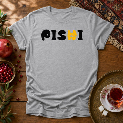 Pishi Type Unisex T-Shirt - Sport Grey