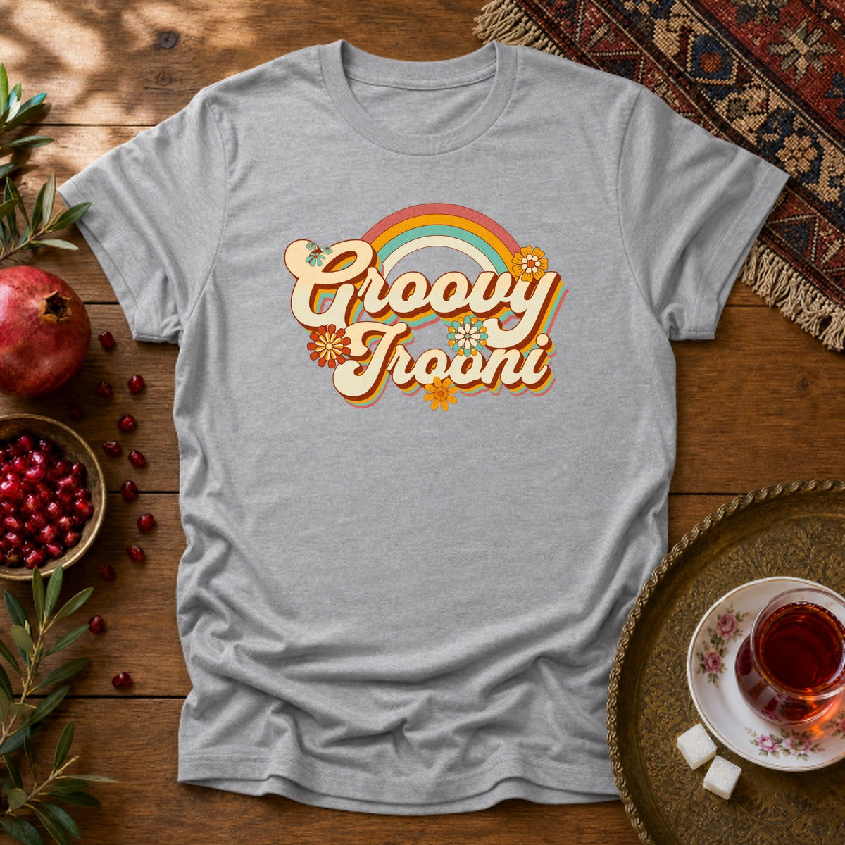 Groovy Irooni Unisex T-Shirt - Sport Grey