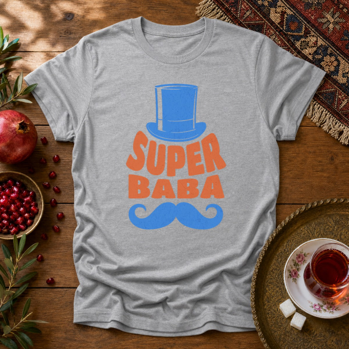 Super Baba Unisex T-Shirt - Sport Grey