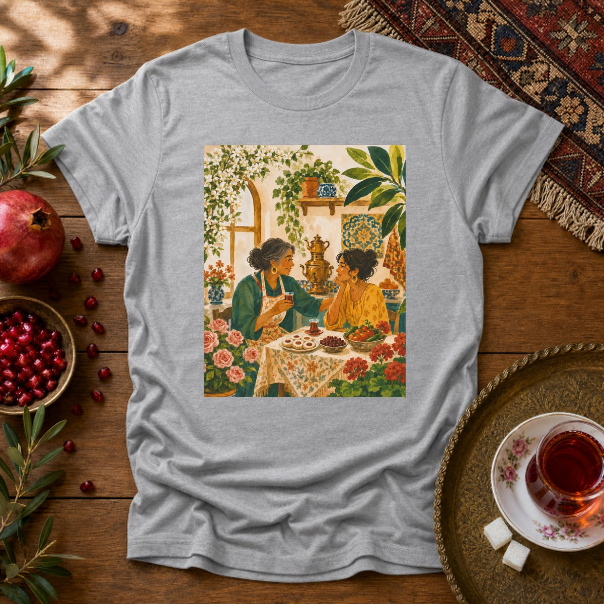 Maman's Kitchen Unisex T-Shirt - Sport Grey