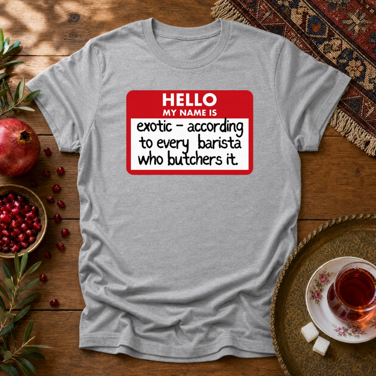 My Name Is Exotic Unisex T-Shirt - Sport Grey