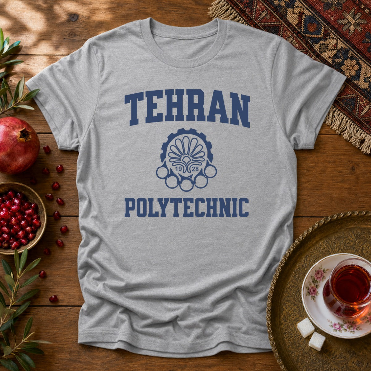 Tehran Polytechnic Unisex T-Shirt - Sport Grey