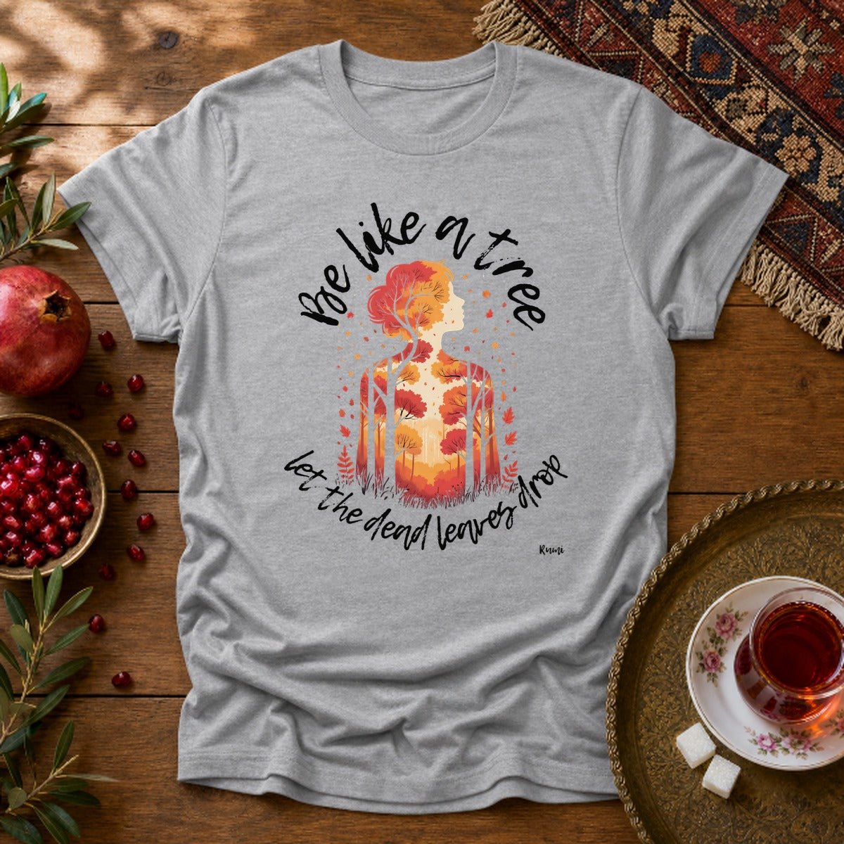 Be Like a Tree Unisex T-Shirt - Sport Grey