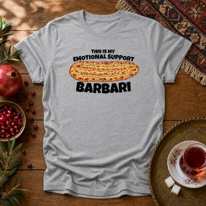 Emotional Support Barbari Unisex T-Shirt - Sport Grey
