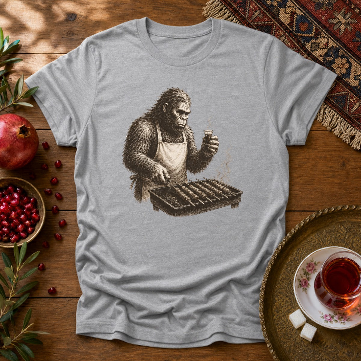 Big Foot in Iran Unisex T-Shirt - Sport Grey