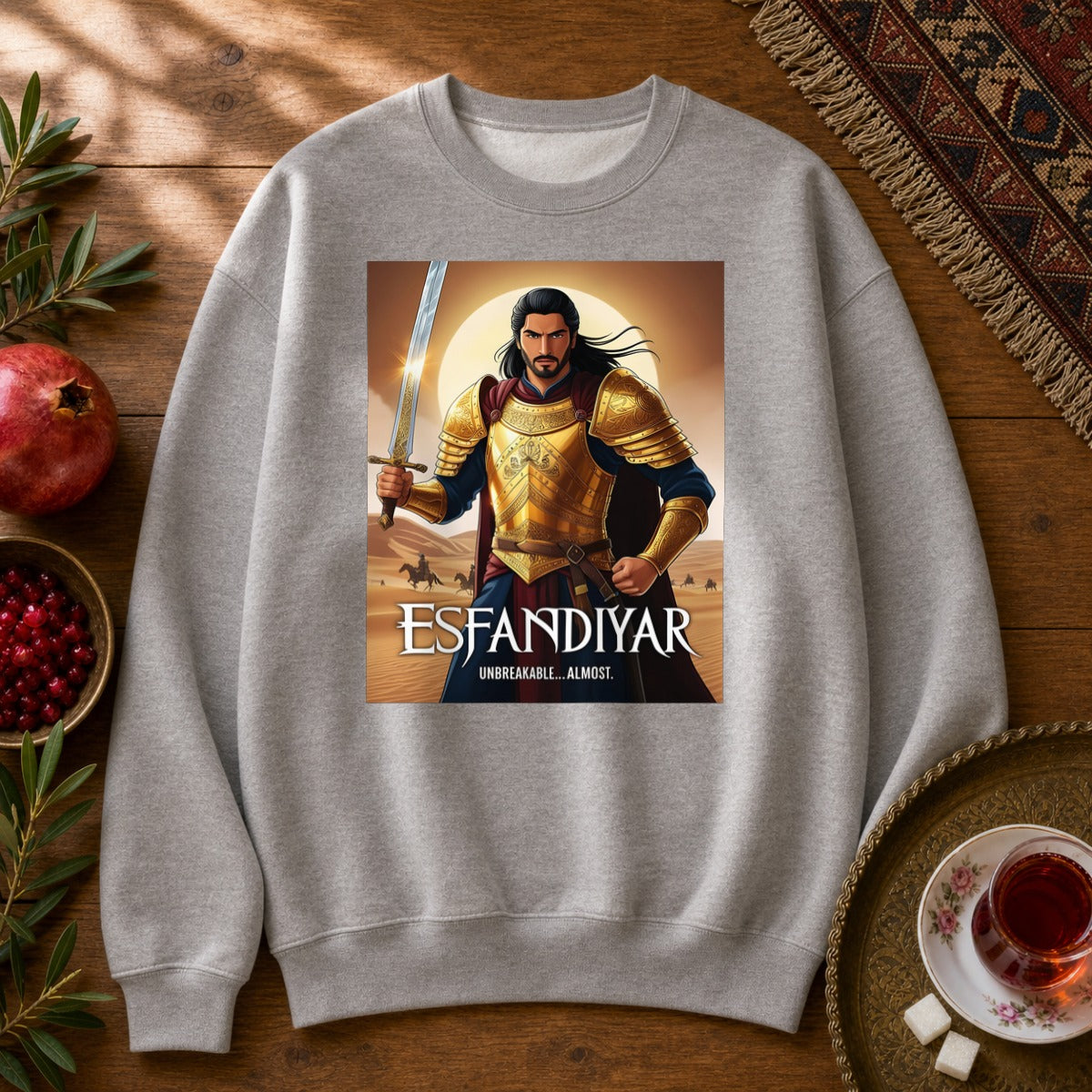 Esfandiyar Unbreakable ... Almost Sweatshirt - Sport Grey