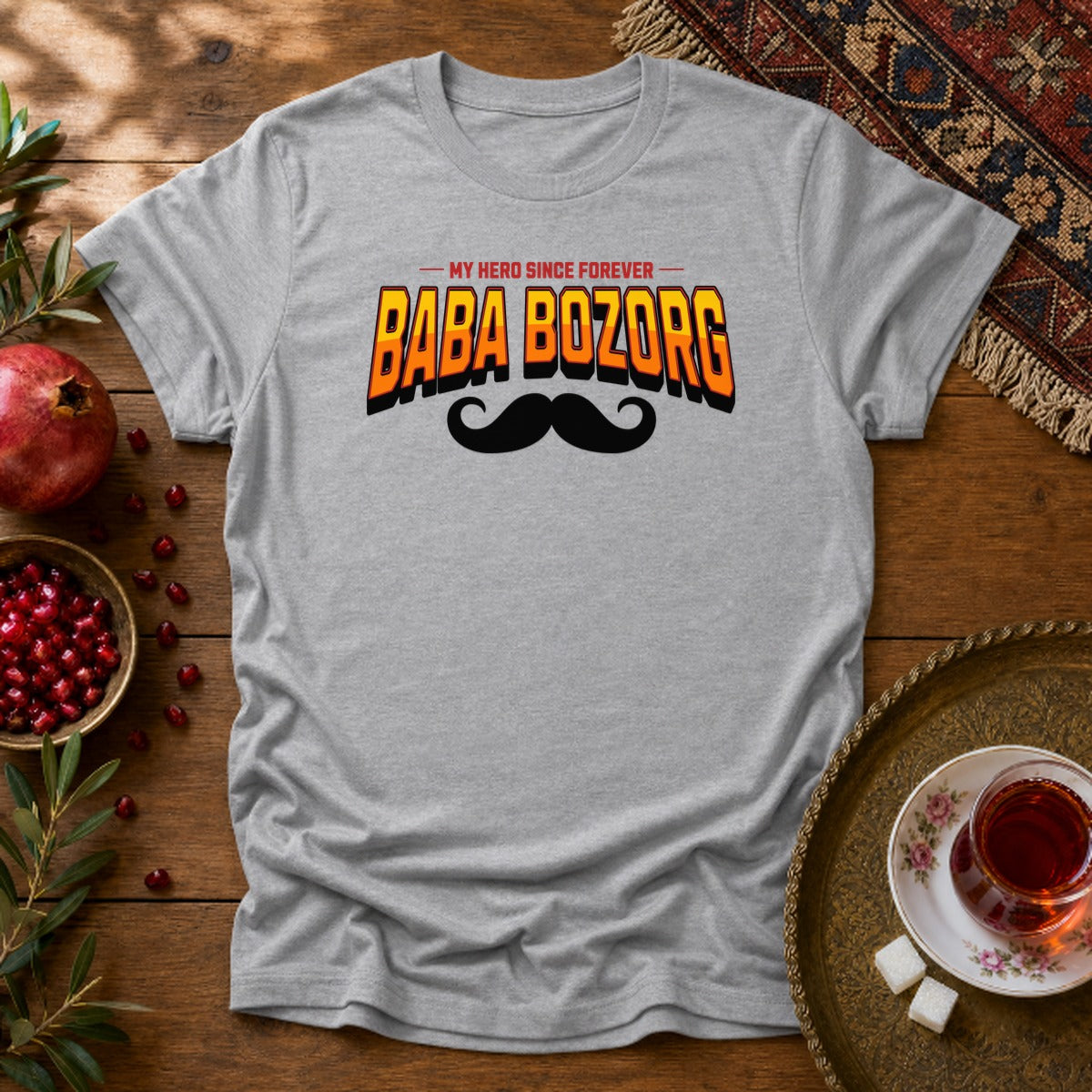 Bababozorg Hero Unisex T-Shirt - Sport Grey