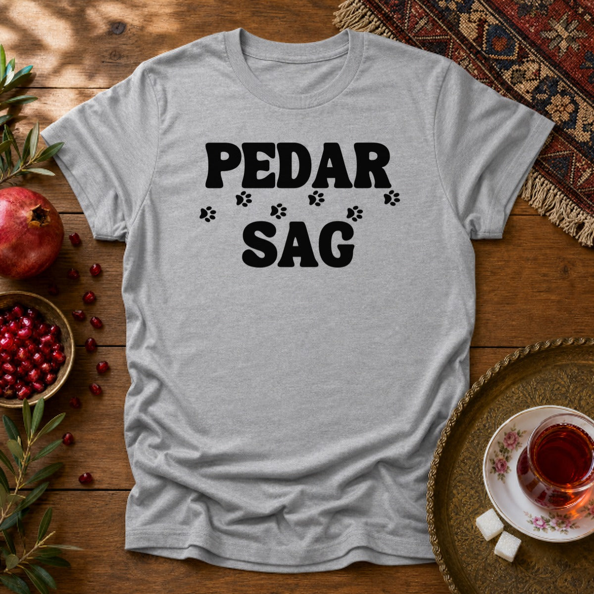 Pedar Sag Unisex T-Shirt - Sport Grey
