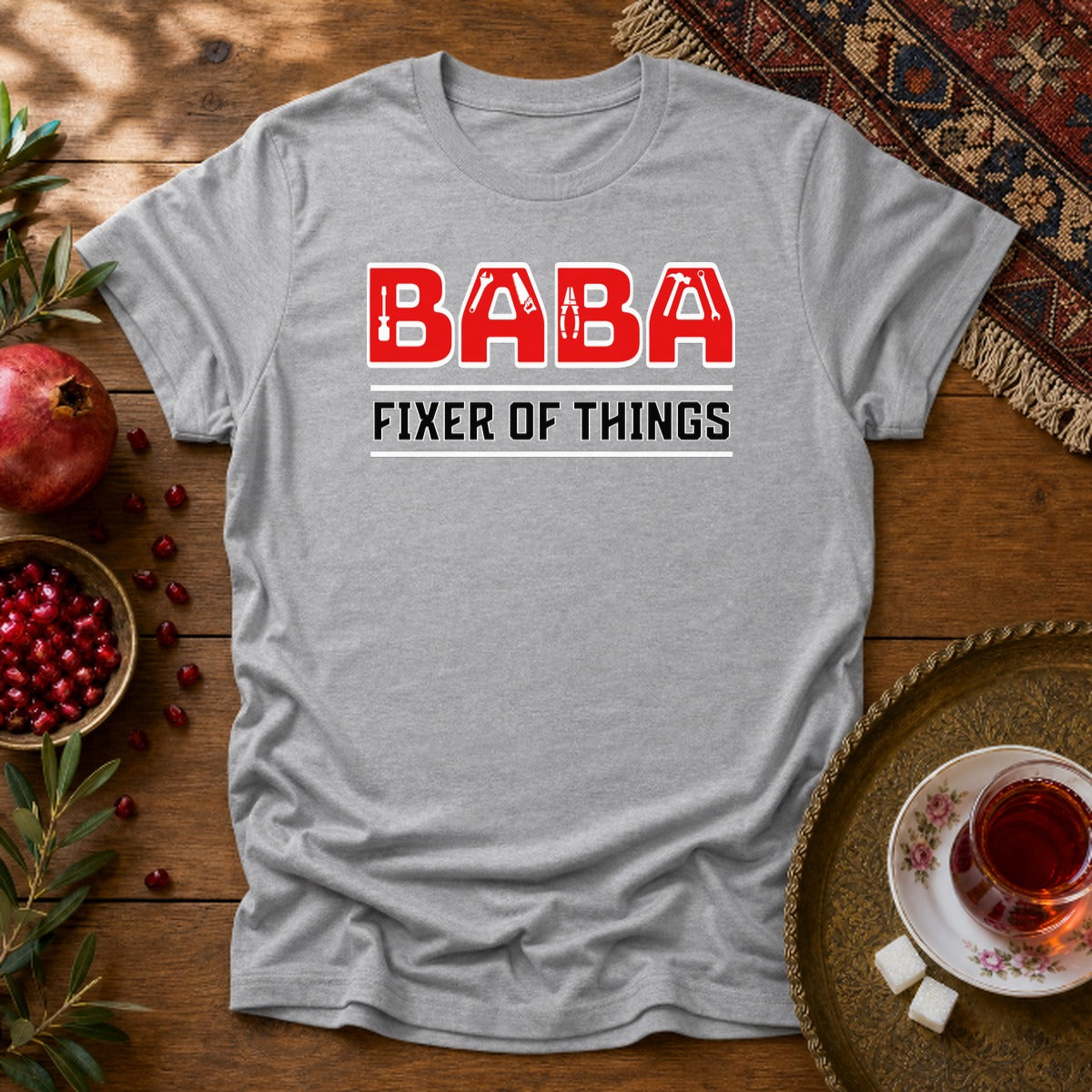 Fixer Baba Unisex T-Shirt - Sport Grey