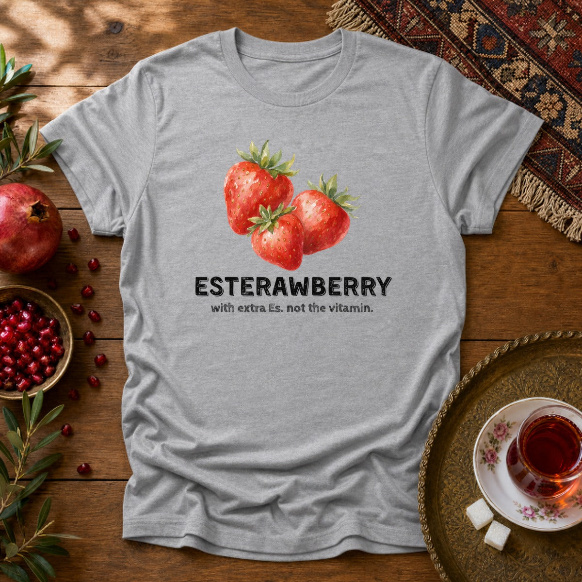 Esterawberry Unisex T-Shirt - Sport Grey