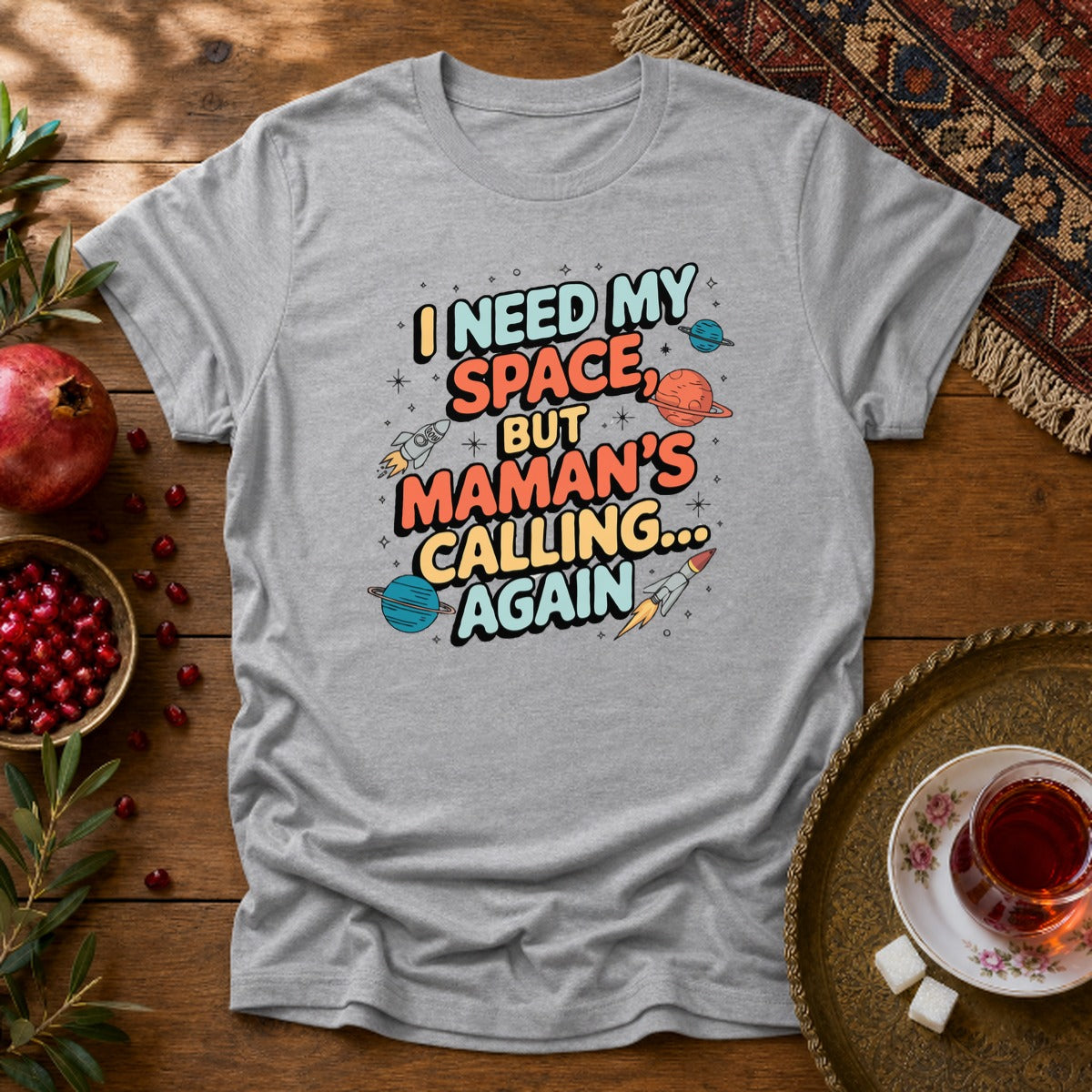 I Need My Space Unisex T-Shirt - Sport Grey