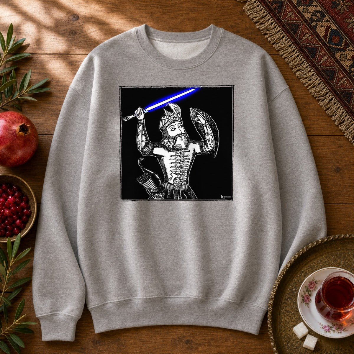 Rostam Skywalker Sweatshirt - Sport Grey