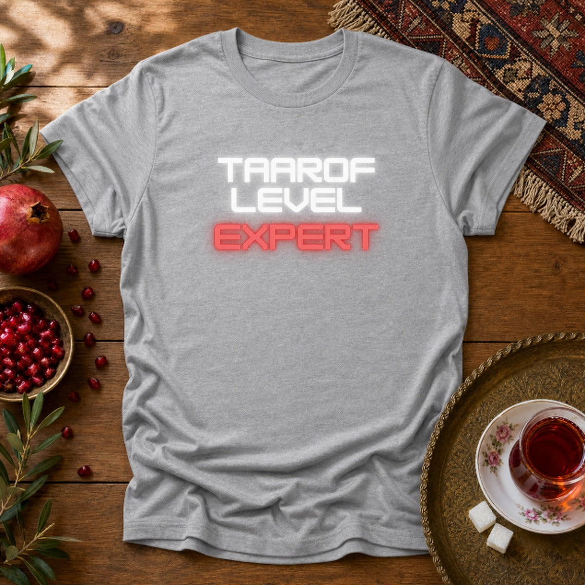 Taarof Level Expert Unisex T-Shirt - Sport Grey
