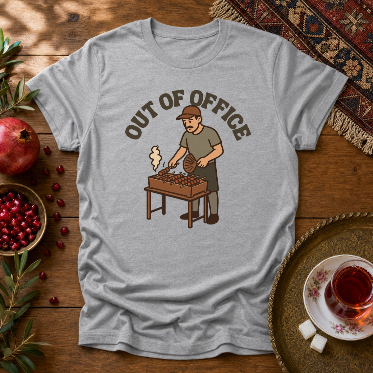 Out of Office Unisex T-Shirt - Sport Grey
