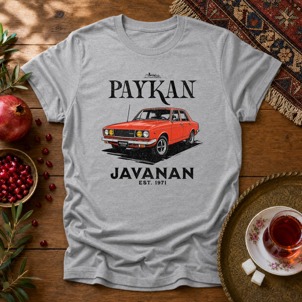 Paykan Javanan Unisex T-Shirt - Sport Grey
