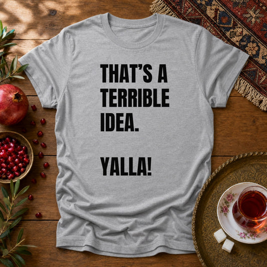 Yalla! Unisex T-Shirt - Sport Grey