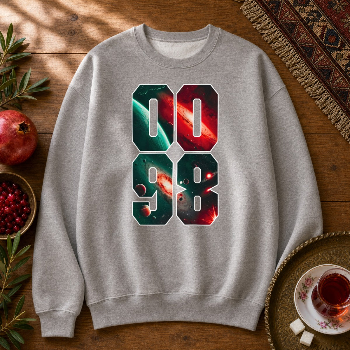 0098 Galaxy Sweatshirt - Sport Grey