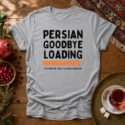 Persian Goodbye Loading Unisex T-Shirt - Sport Grey