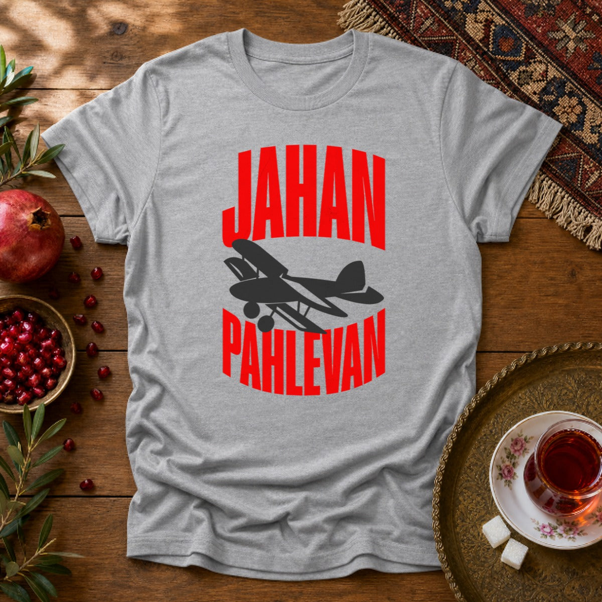 Jahan Pahlevan Unisex T-Shirt - Sport Grey