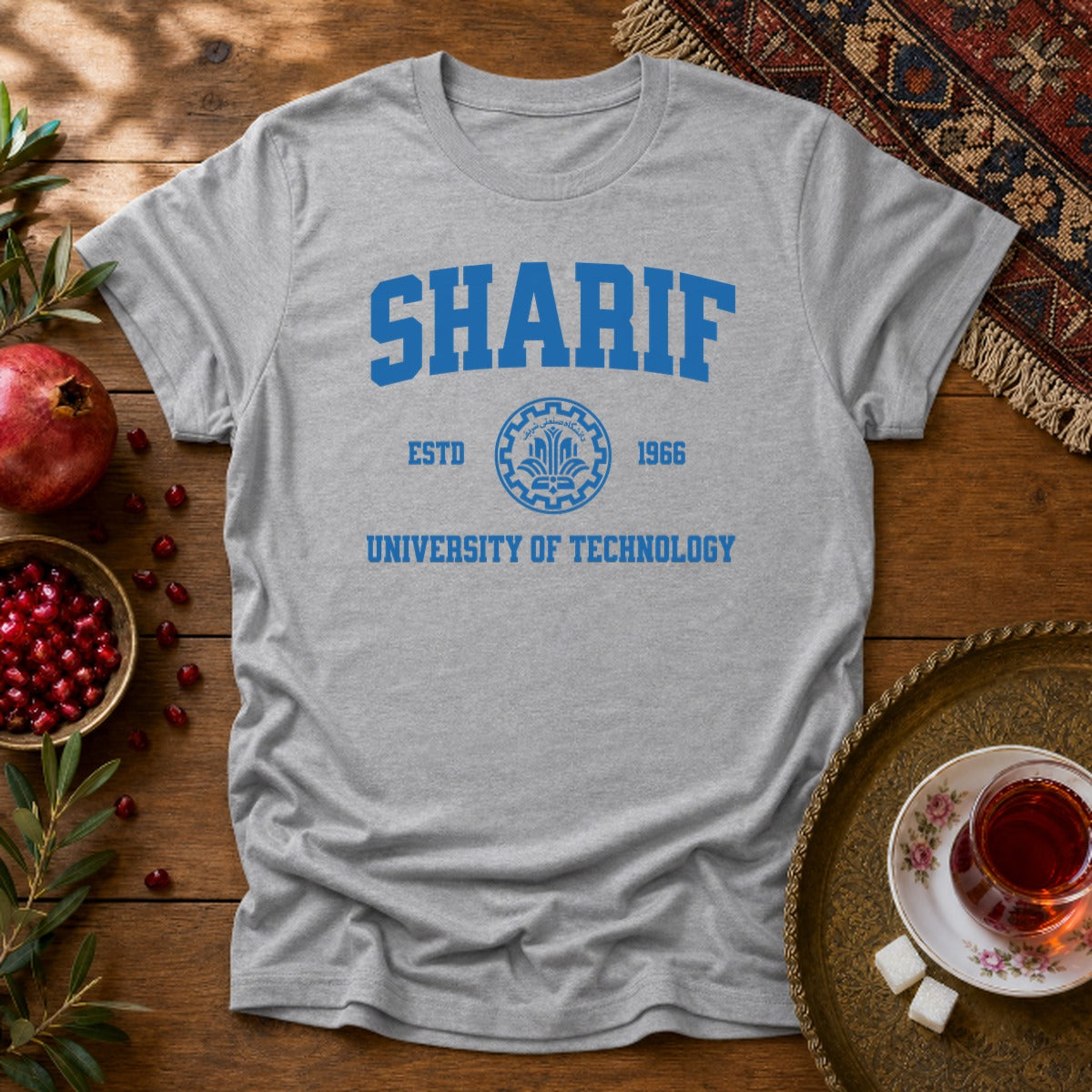 Sharif University Unisex T-Shirt - Sport Grey