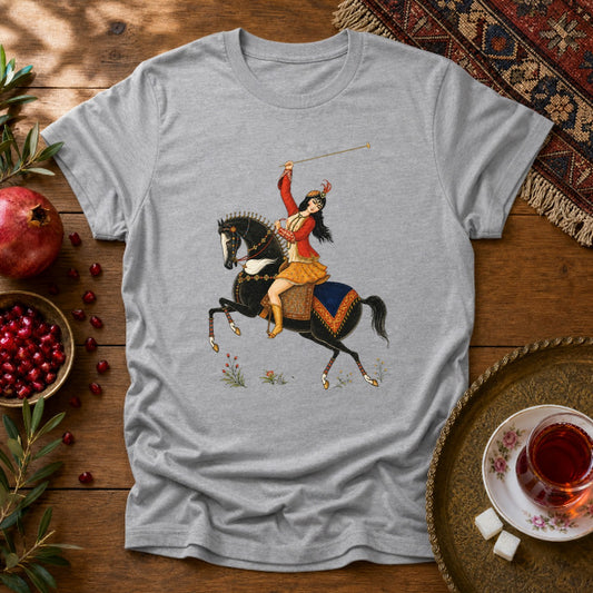 Qajari Polo Unisex T-Shirt - Sport Grey